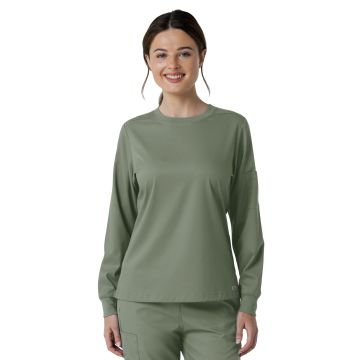 Wink 6551 Women's One-Pocket Classic Long Sleeve Scrub Tee