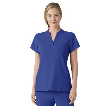 Wink 6734 Women's Four-Pocket Mandarin Collar Top