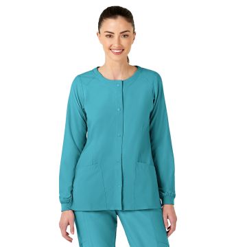 Wink 8155 Women's Two-Pocket Crew Neck Jacket