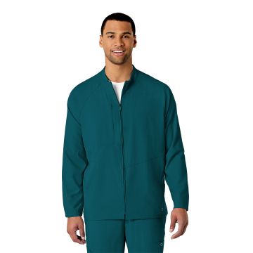 Wink 8355 Men's Three-Pocket Zip-Front Warm-Up Jacket