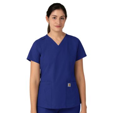 Carhartt Scrubs C12113 Women's Five-Pocket Modern Fit V-Neck Top