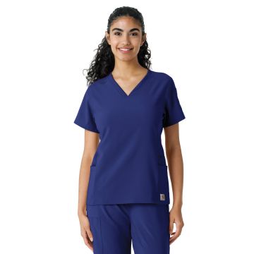 Carhartt Scrubs C13310 Women's Knit Panel Top