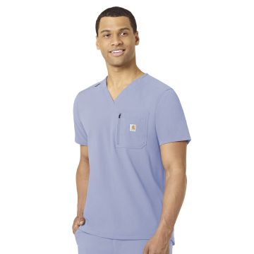 Carhartt Scrubs C15137 Men's Two-Pocket Modern Fit Tuck-In V-Neck Top