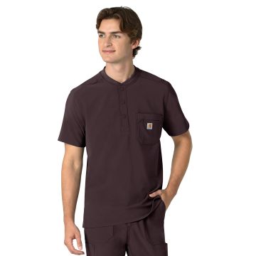 Carhartt Scrubs C16310 Men's Three-Pocket Henley Top
