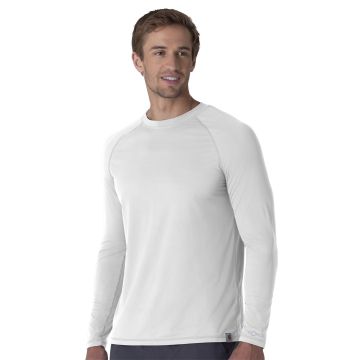 Carhartt Scrubs C32002 Men's Modern Fit Long Sleeve Tee - White