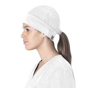Carhartt Scrubs C40013 Unisex Modern Fit Scrub Cap Beanie - White