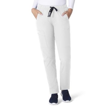 Carhartt Scrubs C51213 Women's Nine-Pocket Modern Fit Straight Leg Pant - White