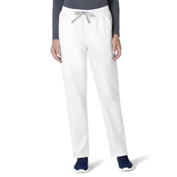 Carhartt Scrubs C55013 Unisex Six-Pocket Elastic Waist Pant - White