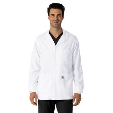 Carhartt Scrubs C71005 Men's Nine-Pocket 32" Consultation Lab Coat - White