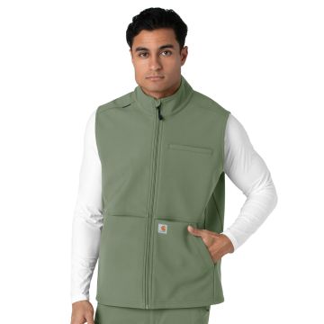 Carhartt Scrubs C82023 Men's Four-Pocket Bonded Fleece Vest