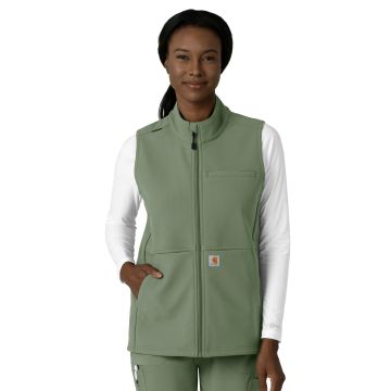 Carhartt Scrubs C83023 Women's Four-Pocket Bonded Fleece Vest