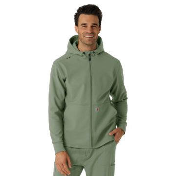 Carhartt Scrubs C84023 Men's Three-Pocket Bonded Fleece Hoodie