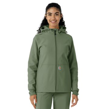 Carhartt Scrubs C85023 Women's Four-Pocket Bonded Fleece Hoodie