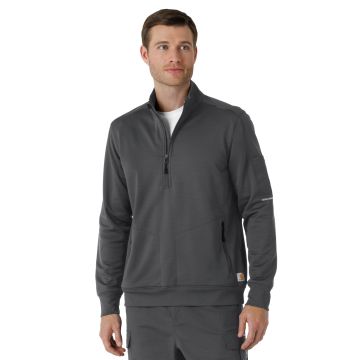 Carhartt Scrubs C86912 Men's Four-Pocket Half Zip Fleece Jacket