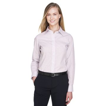 Devon & Jones DG510W Women's Crown Collection Micro Tattersall Woven Shirt