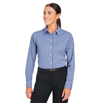 Devon & Jones DG536W Crownlux Performance Women's Gingham Shirt