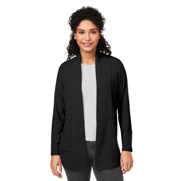 Devon & Jones DP125W Ladies' Raleigh Stretch Cardigan - BLACK