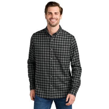 Eddie Bauer Long Sleeve Favorite Flannel Plaid Shirt EB610
