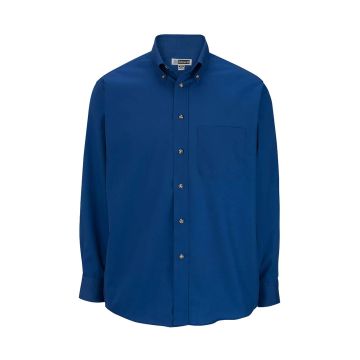 Edwards 1280 Men's One-Pocket Poplin-Long Sleeve - Royal