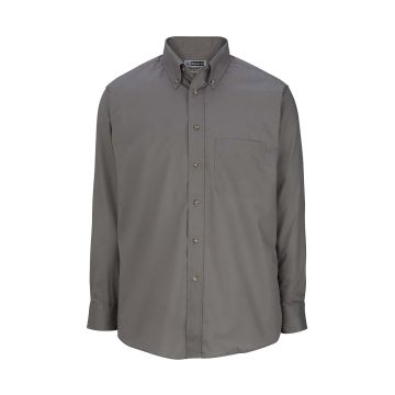 Edwards 1280 Men's One-Pocket Poplin-Long Sleeve