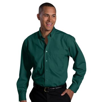 Edwards 1295 Men's Lightweight Long Sleeve Poplin Shirt