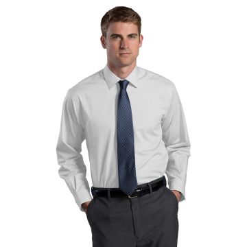 Edwards 1978 Men's Wrinkle Free Spread Collar Shirt - White