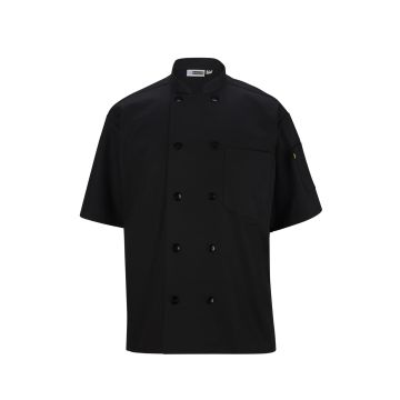 Edwards 3306 Unisex 10-Button Short Sleeve Chef Coat