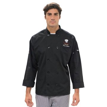 Edwards 3363 Unisex Long Sleeve Mesh Back Chef Coat