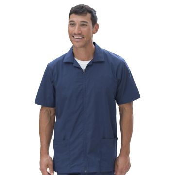 Edwards 4891 Men's Zip-Front Service Shirt