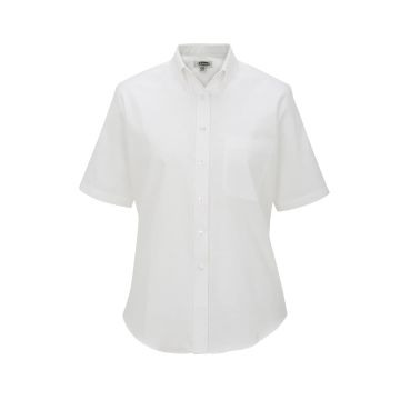 Edwards 5027 Women's Short Sleeve Easy Care Shirt - White