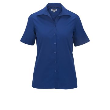 Edwards 5245 Women's Short Sleeve Lightweight Poplin Shirt - Royal