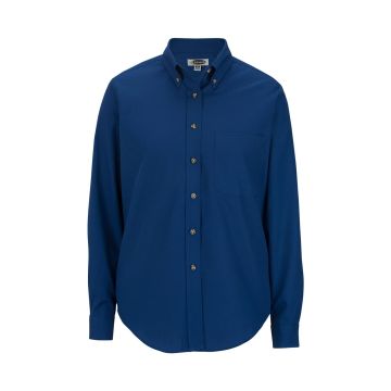 Edwards 5280 Women's One-Pocket Poplin-Long Sleeve - Royal
