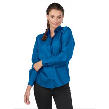 Edwards 5290 Women's Café Long Sleeve Shirt - Royal
