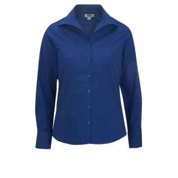 Edwards 5295 Women's Long Sleeve Lightweight Poplin Shirt - Royal