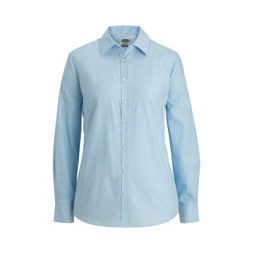 Edwards 5354 Women's 1-Pocket Essential Broadcloth Shirt - Blue