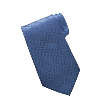 Edwards HB00 Men's Herringbone Tie - Blue