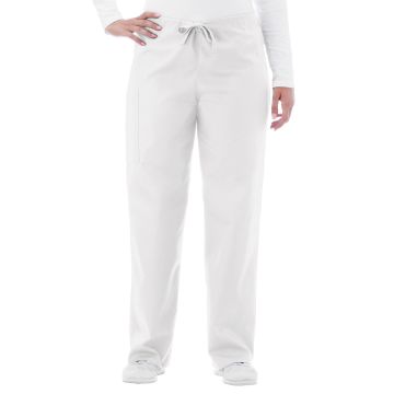 Fundamentals 14920 Unisex Full Drawstring Pant - White