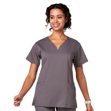 Meta 15200 Women's 2-Pocket Ventral V-Neck Top