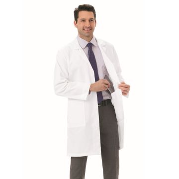 Meta 1963 Men's Five-Pocket 38" Full-Length Long Lab Coat