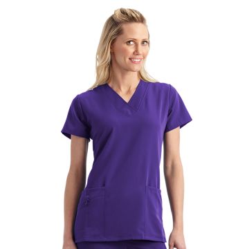 Jockey 2206 Women's 2-Pocket Top - Purple