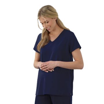 Jockey 2462 Women's 2-Pocket Pleated Back Maternity Scrub Top