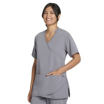 Jockey 2482 Women's 3-Pocket Petal Wrap Top