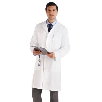 Meta 762 Men's Knot Button Five-Pocket 40" iPad Lab Coat