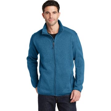 Port Authority &  Sweater Fleece Jacket. F232