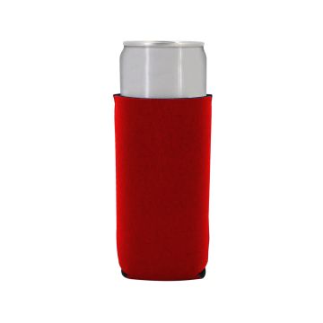 Liberty Bags FT007SC Neoprene Slim Can And Bottle Beverage Holder - RED