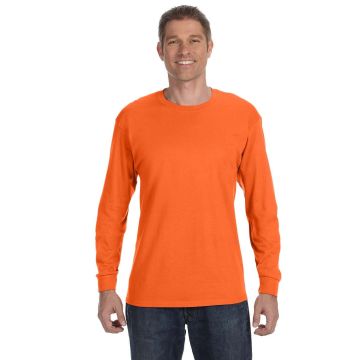 Gildan G540 Adult Heavy Cotton? Long-Sleeve T-Shirt - ORANGE