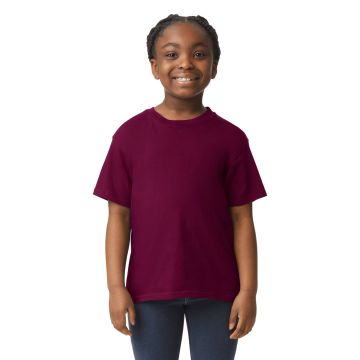 Gildan G640B Youth Softstyle T-Shirt - MAROON