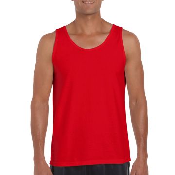 Gildan G642 Men's Softstyle?  Tank - RED