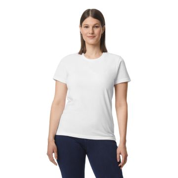 Gildan G650L Ladies' Softstyle Midweight Ladies' T-Shirt - WHITE