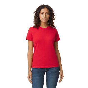 Gildan G650L Ladies' Softstyle Midweight Ladies' T-Shirt - RED